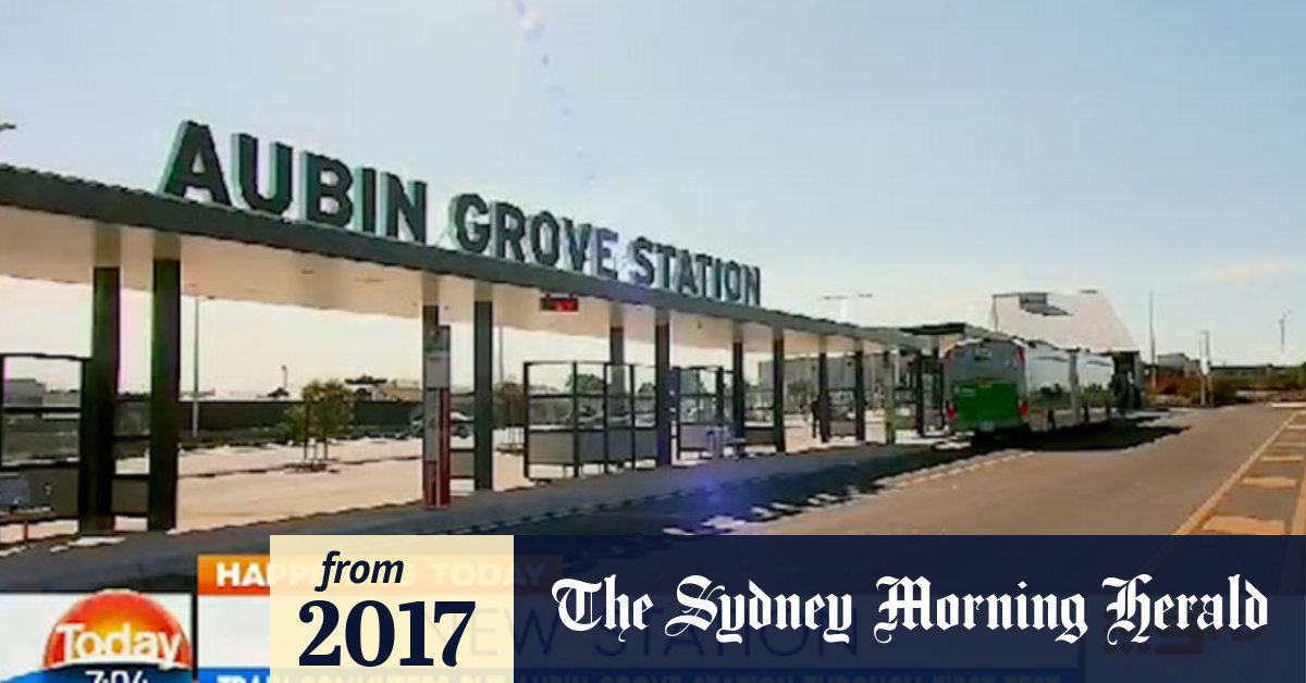 Video First test for Aubin Grove train station
